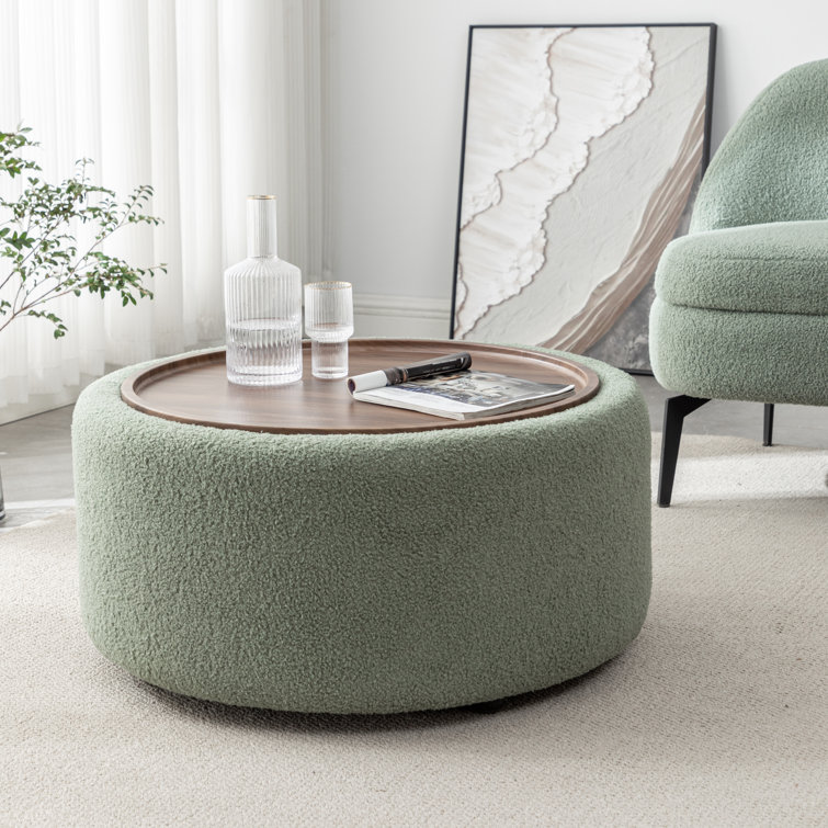 Ebern Designs Pietsch Round Coffee Table with Storage & Reviews | Wayfair